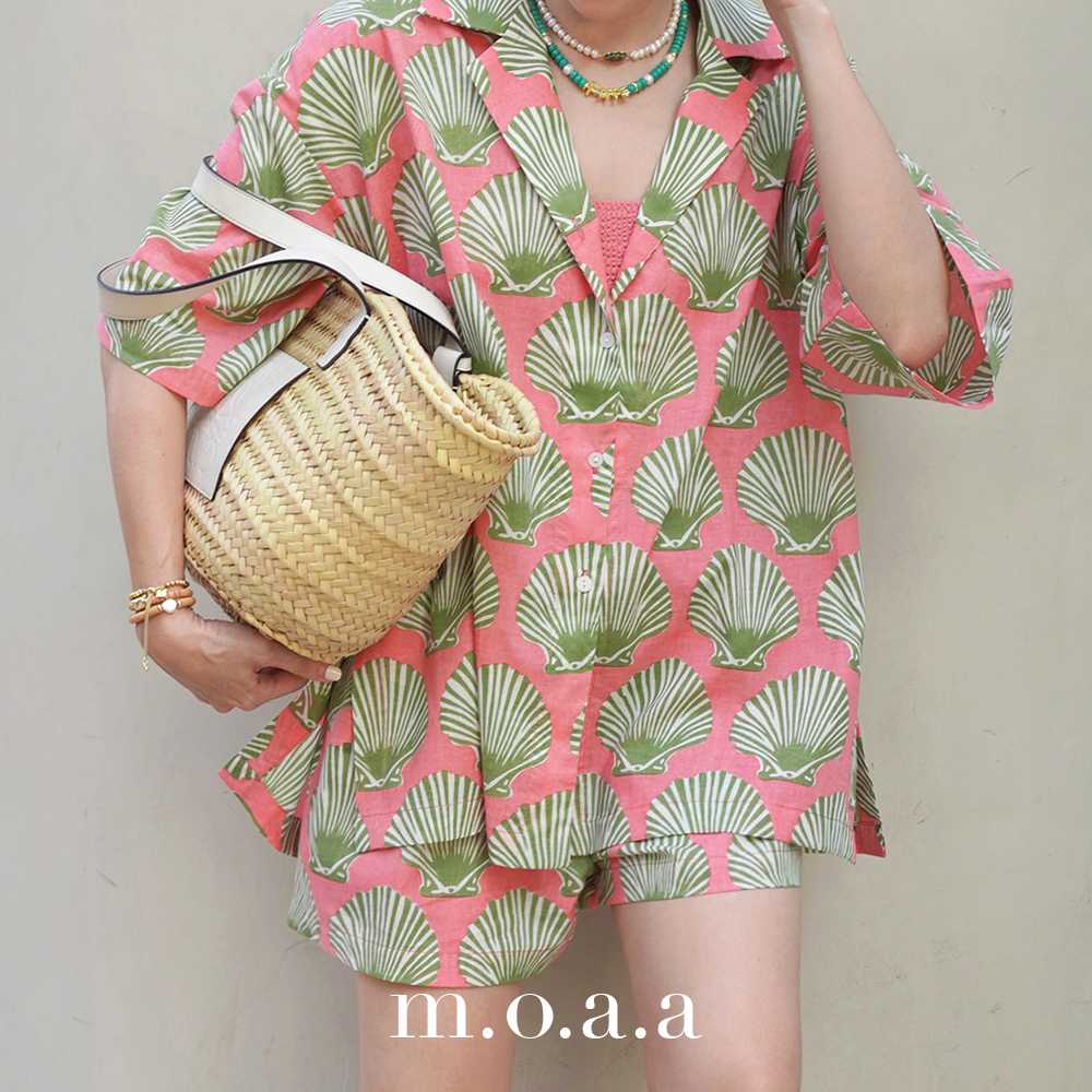 [หลุด QC] SEASHELL OVERSHIRT IN MOJITO (S)
