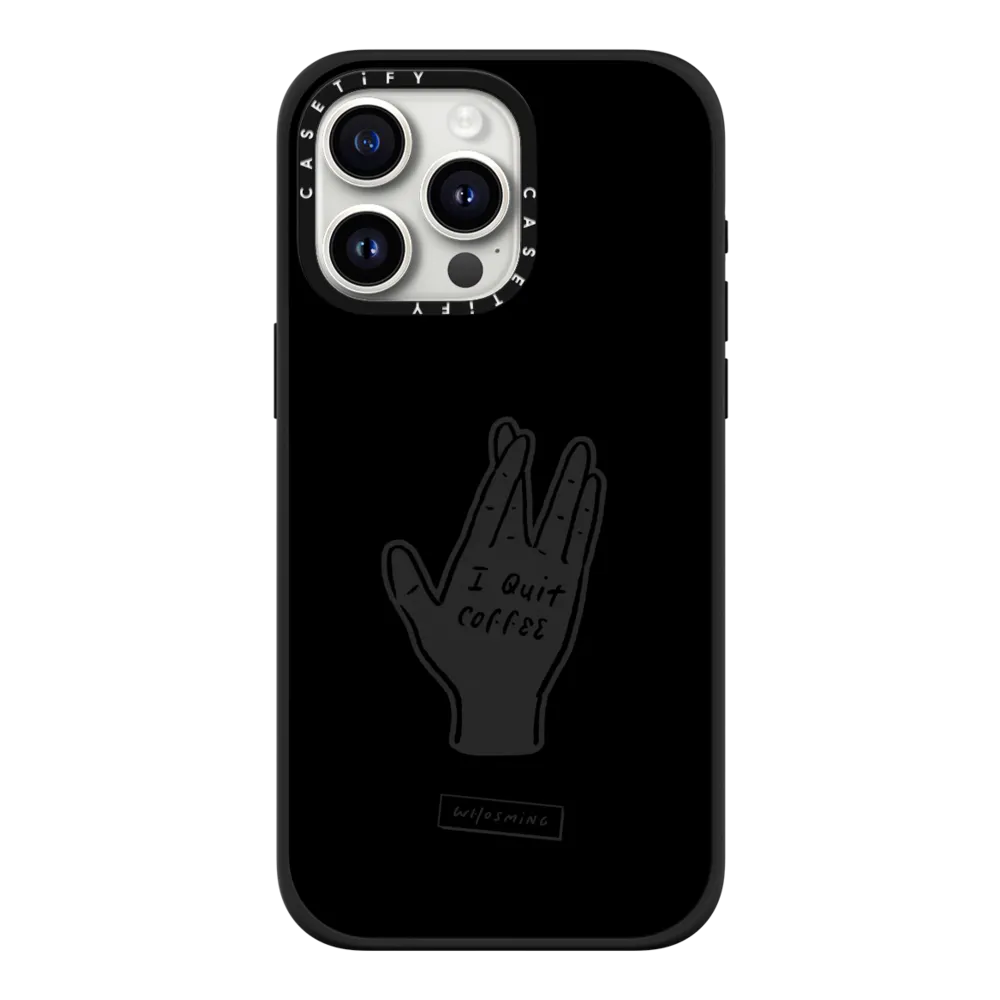[พร้อมส่ง] CASETiFY | WHOSMiNG QUIT COFFEE