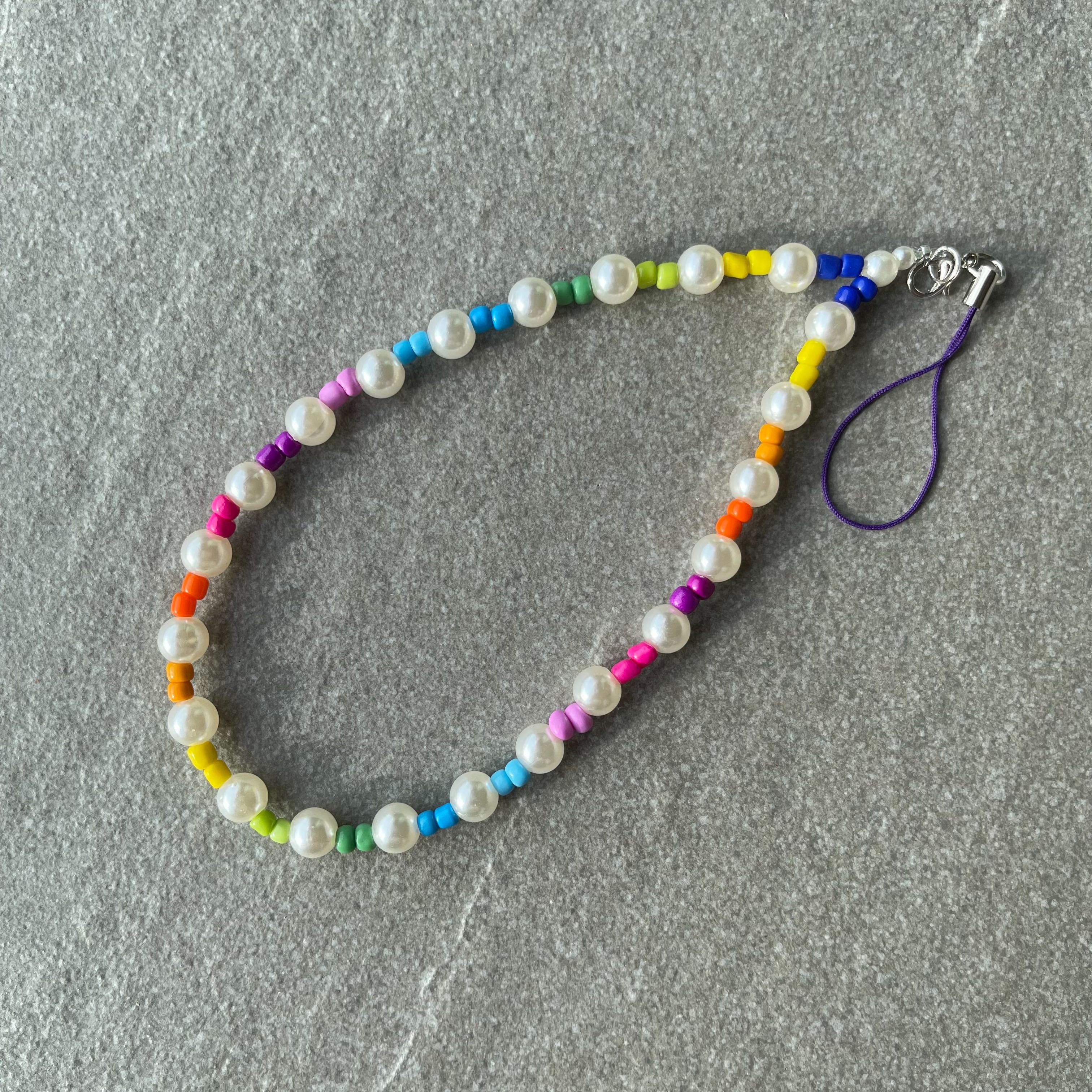 ☻︎ พร้อมส่ง ☻︎ (Ready to ship!) Rainbow 🌈 Phone Strap