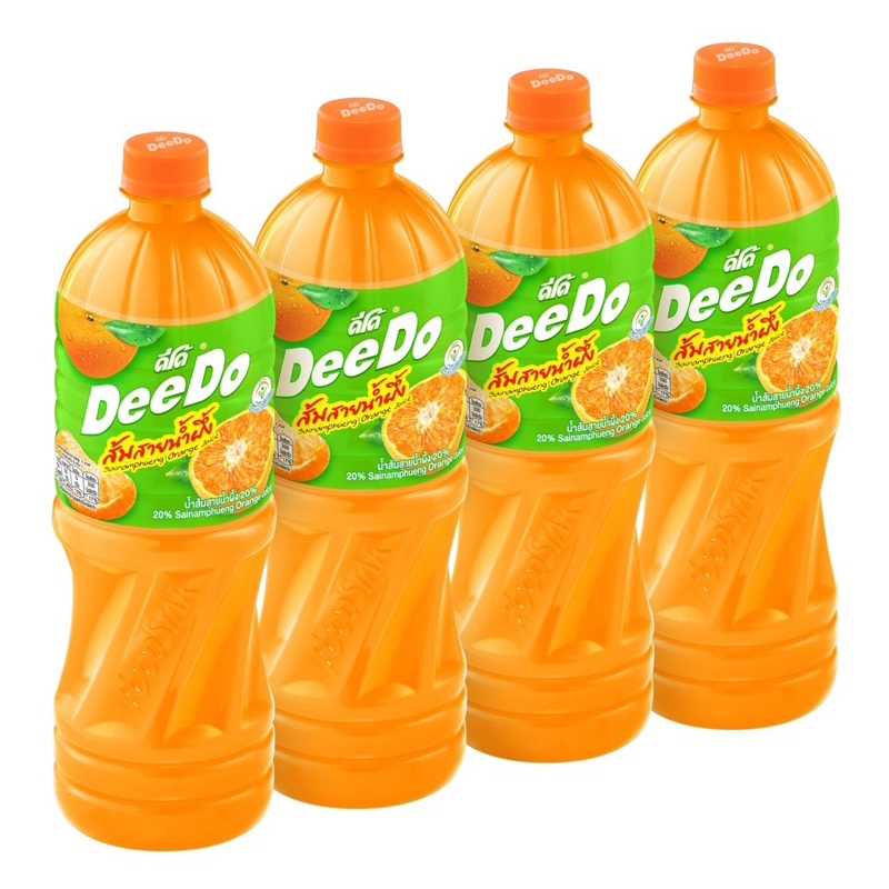 น้ำผลไม้ตราดีโด้ (Deedo) 1000 มล. แบบ 1 ลัง 12 ขวด