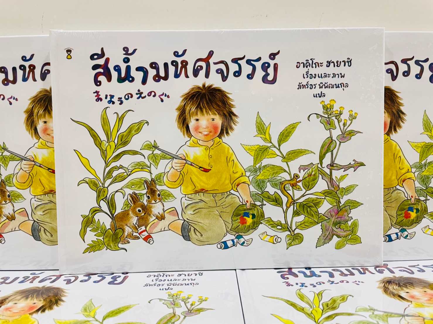 หนังสือเรื่อง สีน้ำมหัศจรรย์ : อาชิโกะ ฮายาชิ : Sandclock Books