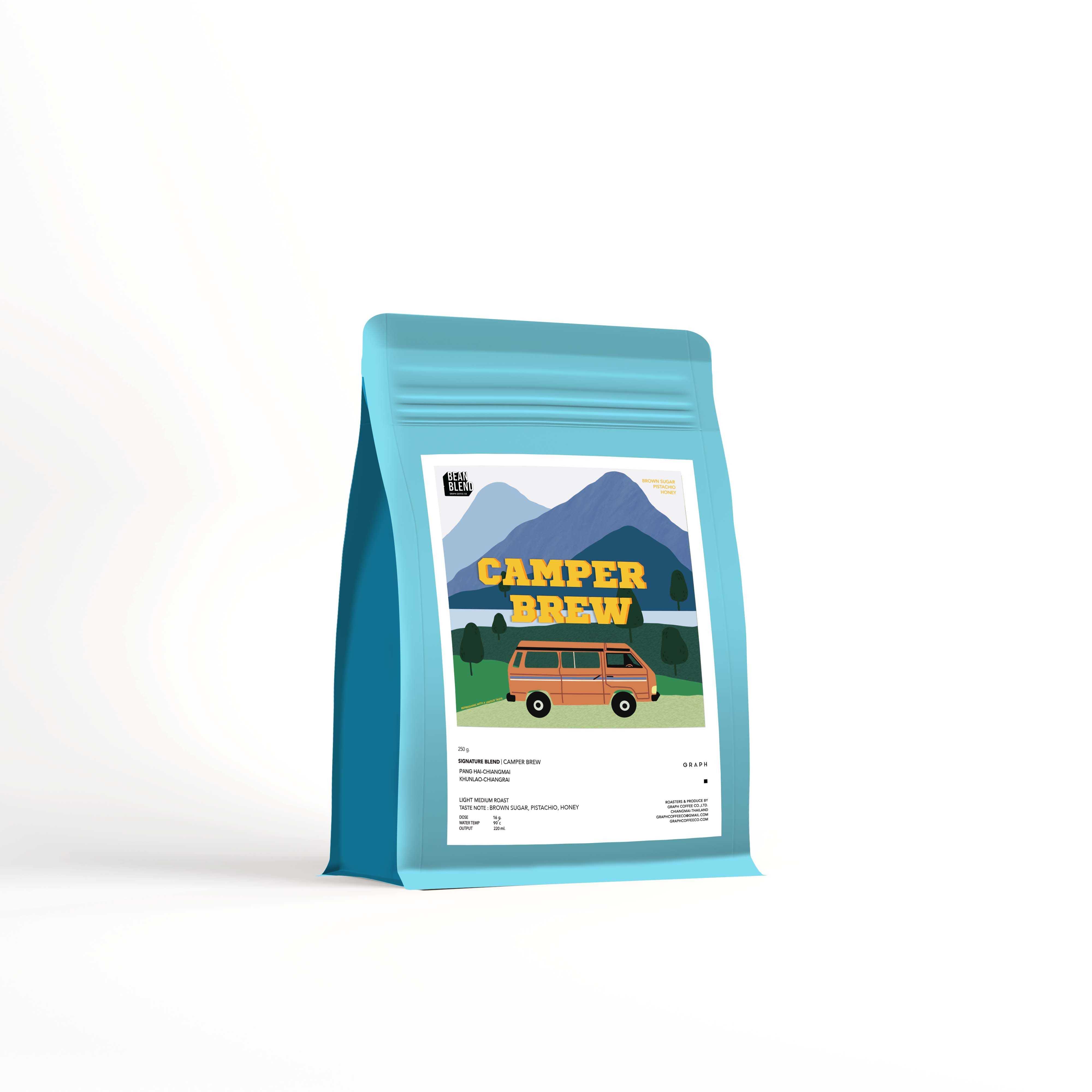 GRAPH | เมล็ดกาแฟ SIGNATURE BLEND - ROAD TRIP SET - CAMPER BREW