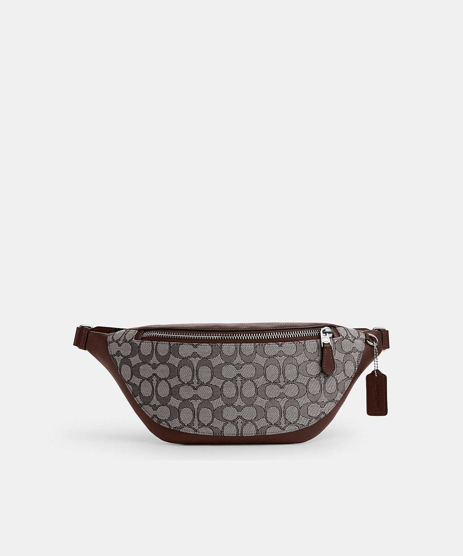 COACH WARREN BELT BAG IN SIGNATURE JACQUARD CT815 SVS8S