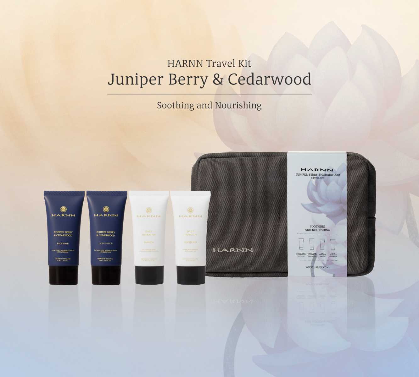 HARNN JUNIPER BERRY & CEDARWOOD TRAVEL KIT SET