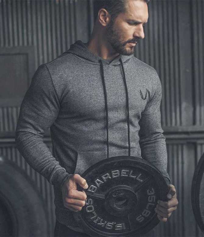 ฮู้ดแขนยาว ASRV #1 / ผ้าคอตตอนผสมโพลีฯ ใส่คลุมออกกำลังกาย หรือใส่อากาศเย็นได้ ผ้านิ่มใส่สบาย