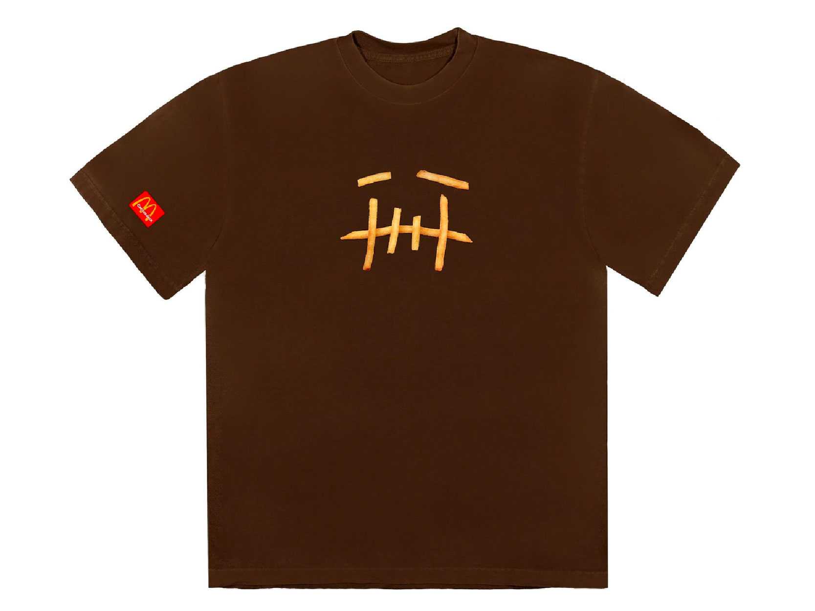 Travis Scott x McDonald's Fry Tee (BROWN)