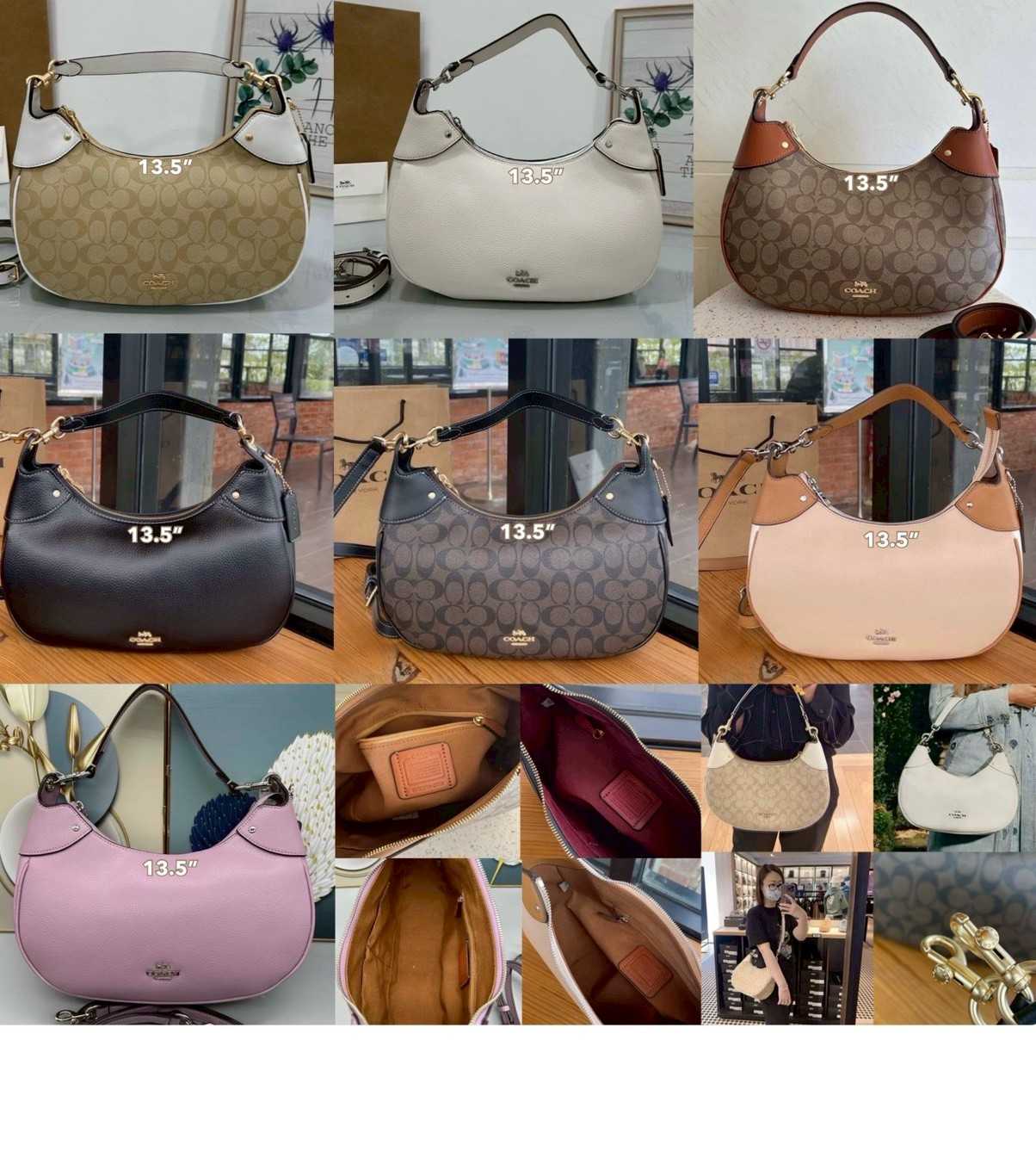 Coach Mara Hobo CI791 – กระเป๋าโฮโบไซส์กำลังดี เนื้อผ้า Signature