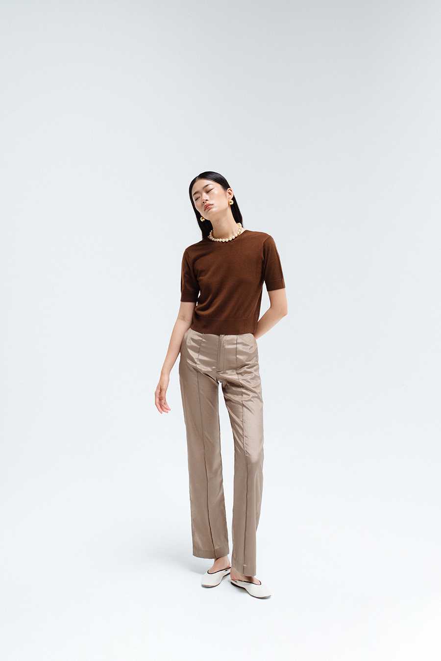 Bonnie Trousers | Cinnamon Brown