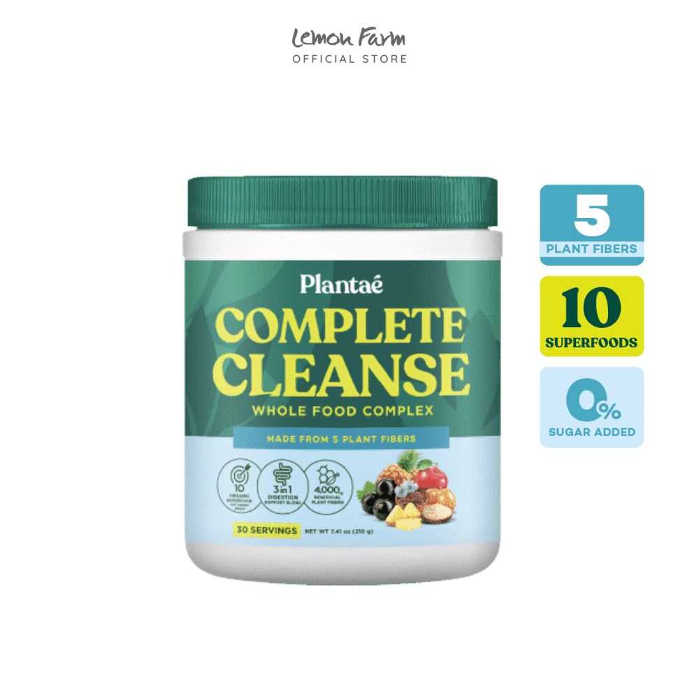 Plantae ผงผักและผลไม้ ไซเลี่ยมฮัสค์ 210g | Complete Cleanse