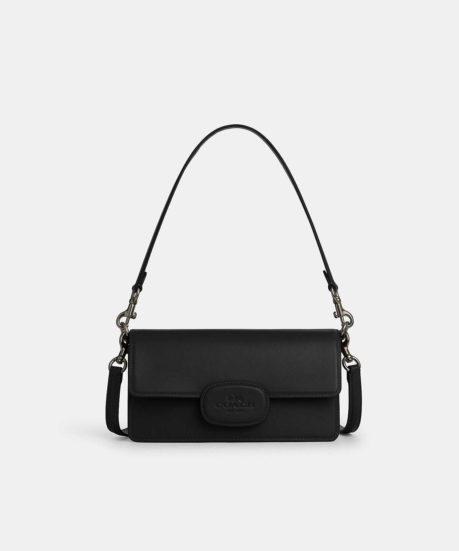 COACH ELIZA FLAP CROSSBODY BAG CT851 QB/BK