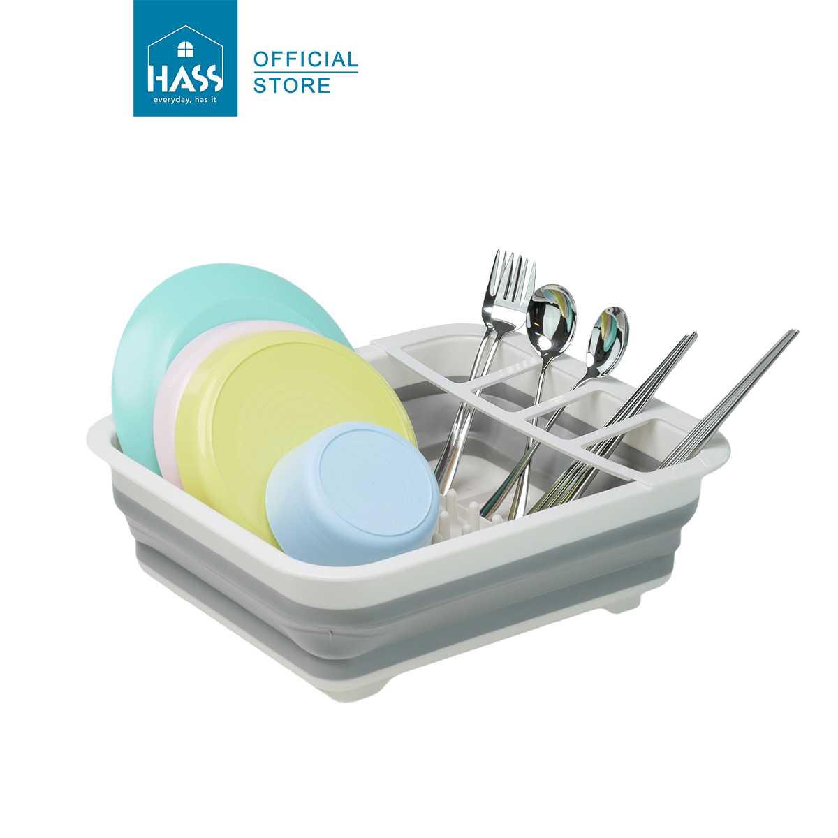 ที่วางจานพับเก็บได้ Foldable Dish Holder