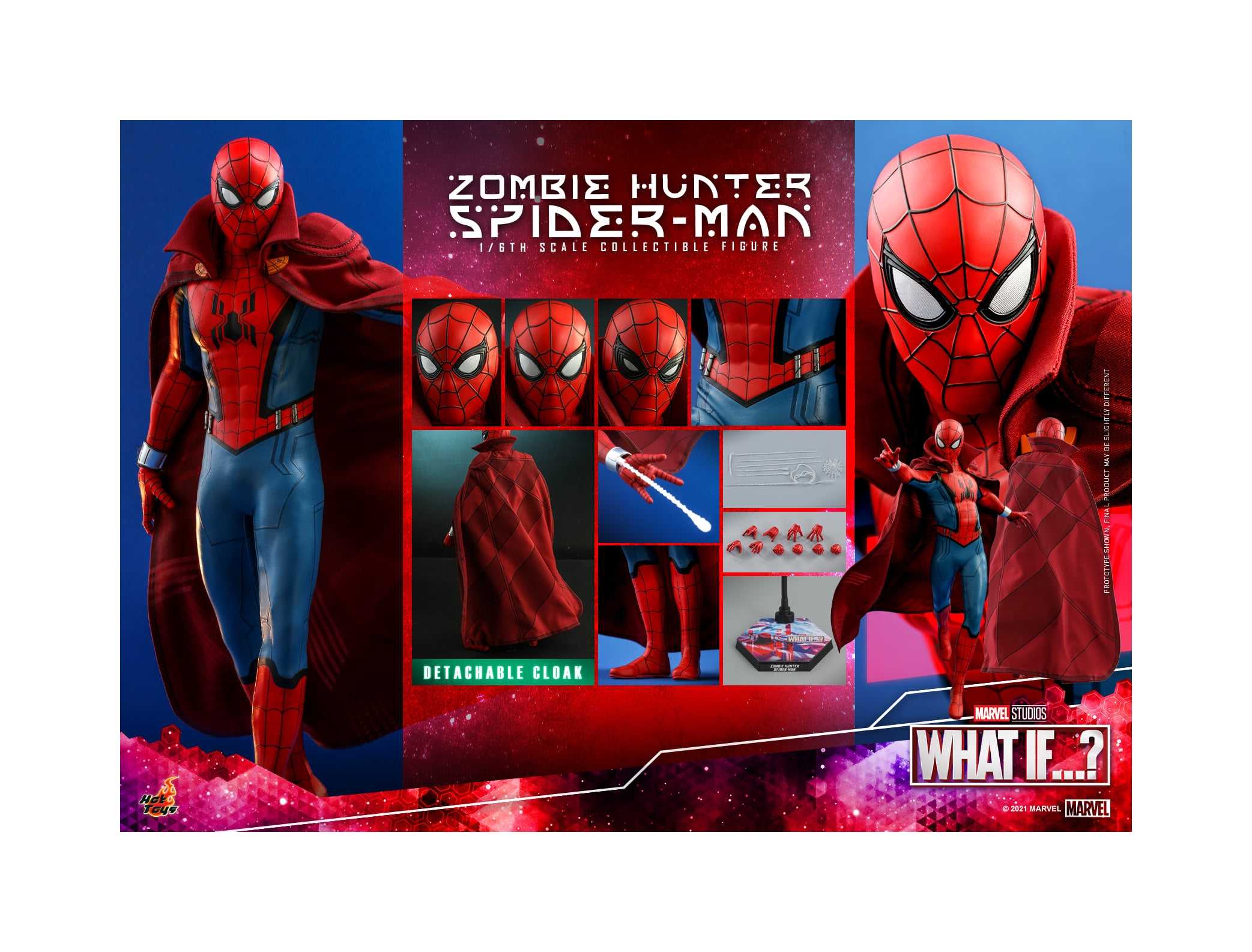 Hot Toys TMS058 1/6 What If… - Zombie Hunter Spider-Man (ku)