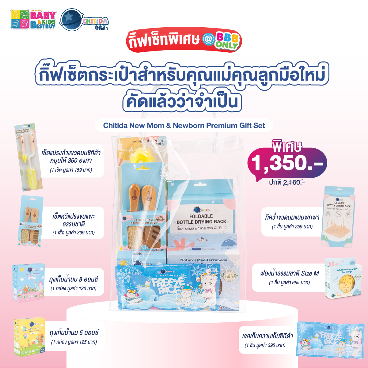 BBB#61 - Chitida New Mom& Newborn Premium Gift Set