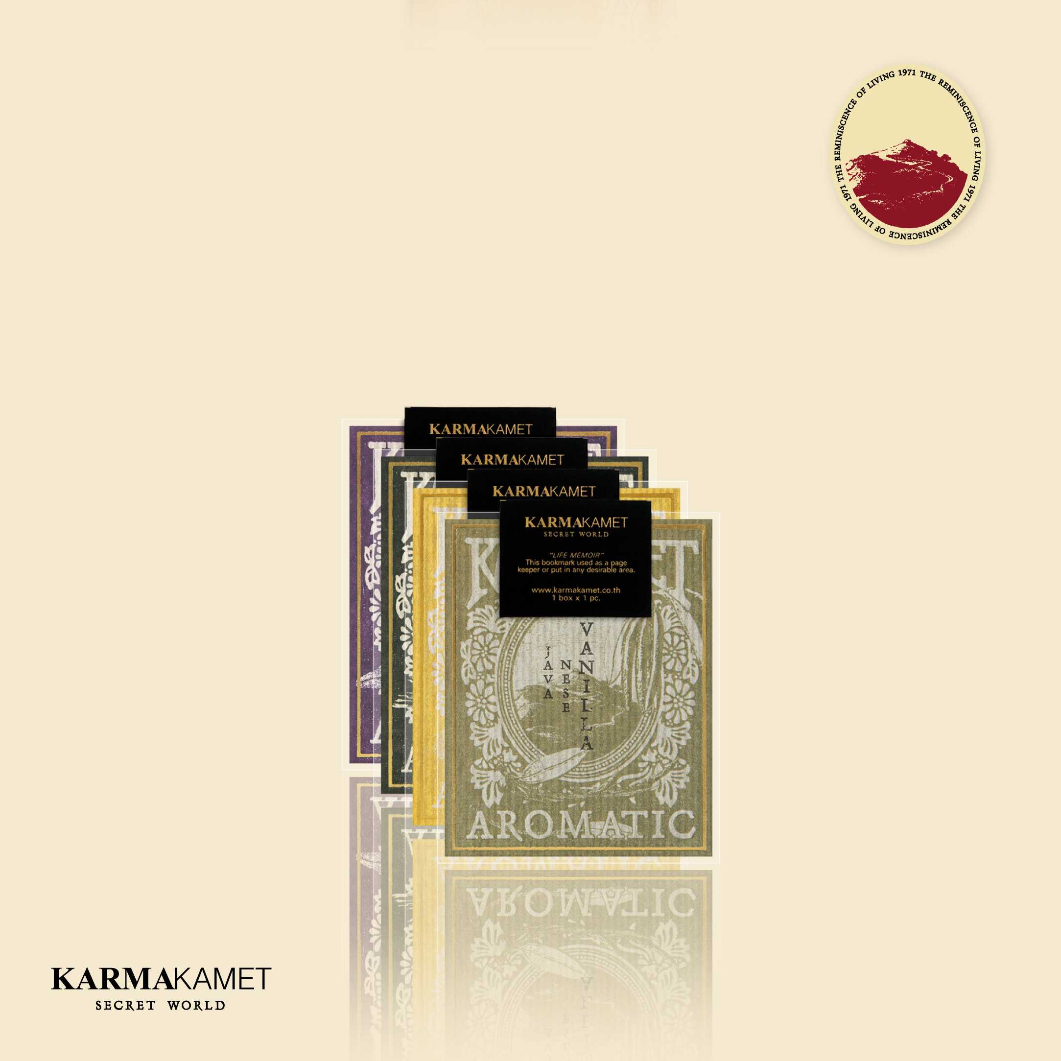 Life Memoir Aromatic Bookmark Set 3