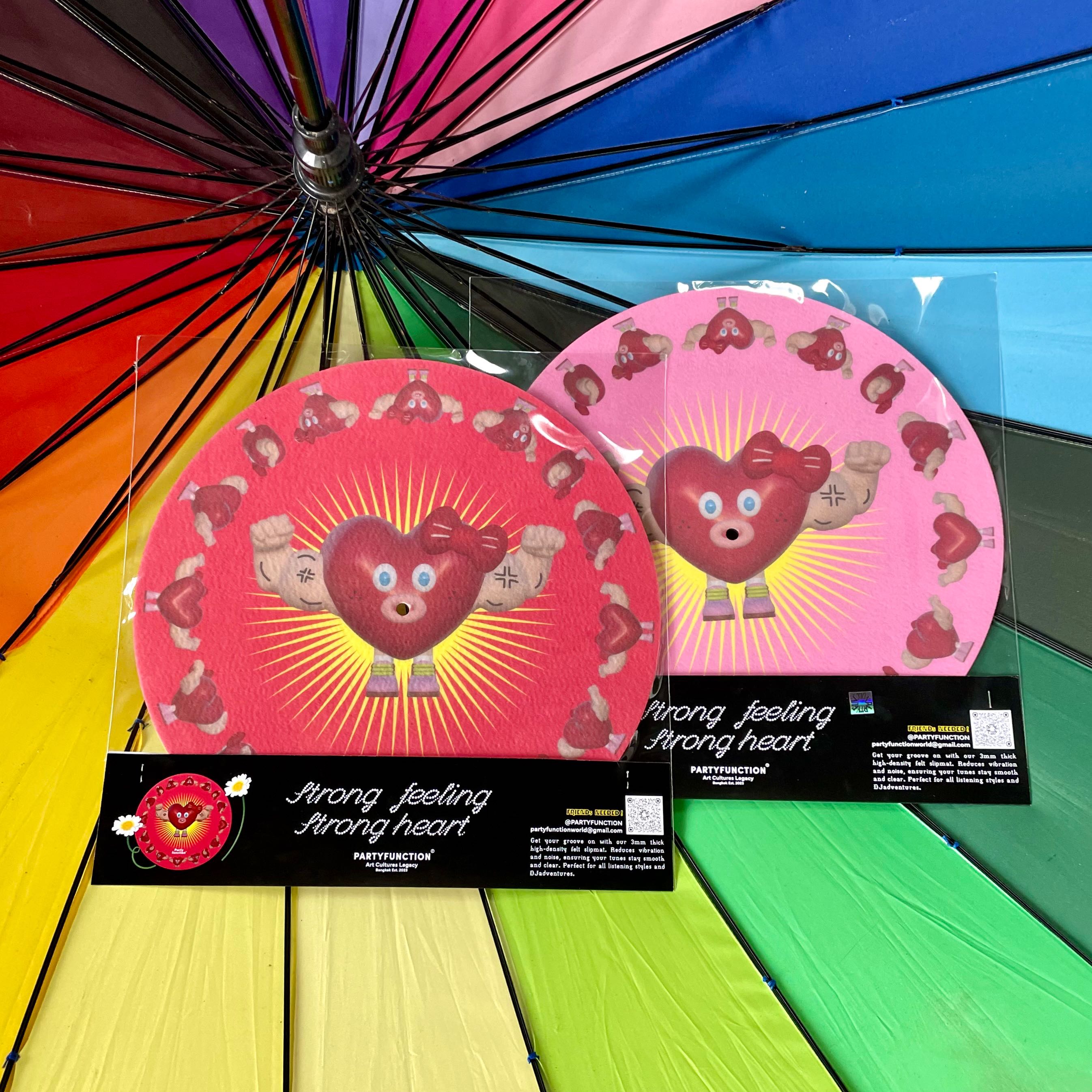 Strong Feeling Strong Heart Double-sided Slipmat