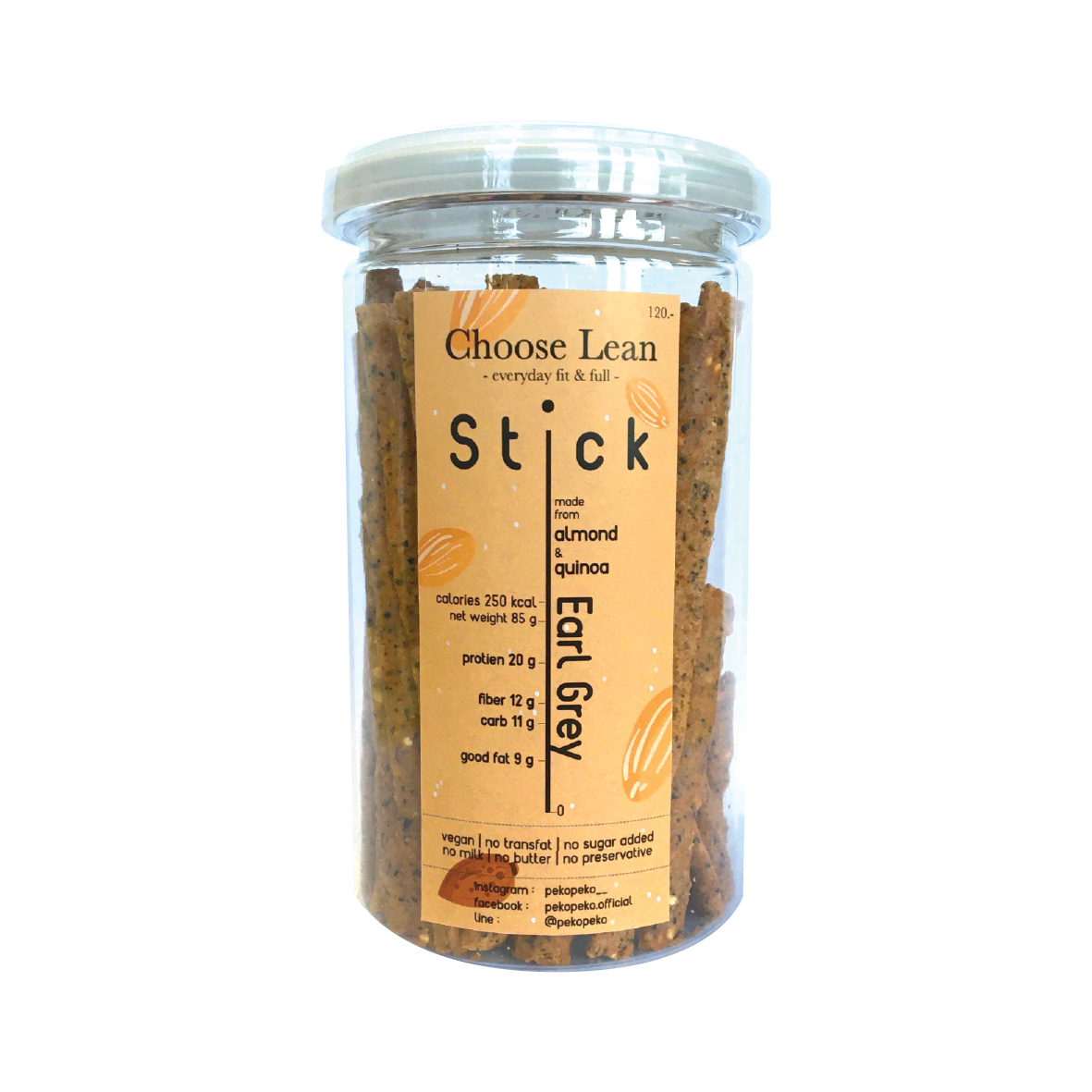 Protein Stick Earl Grey Tea (เจ วีแกน)
