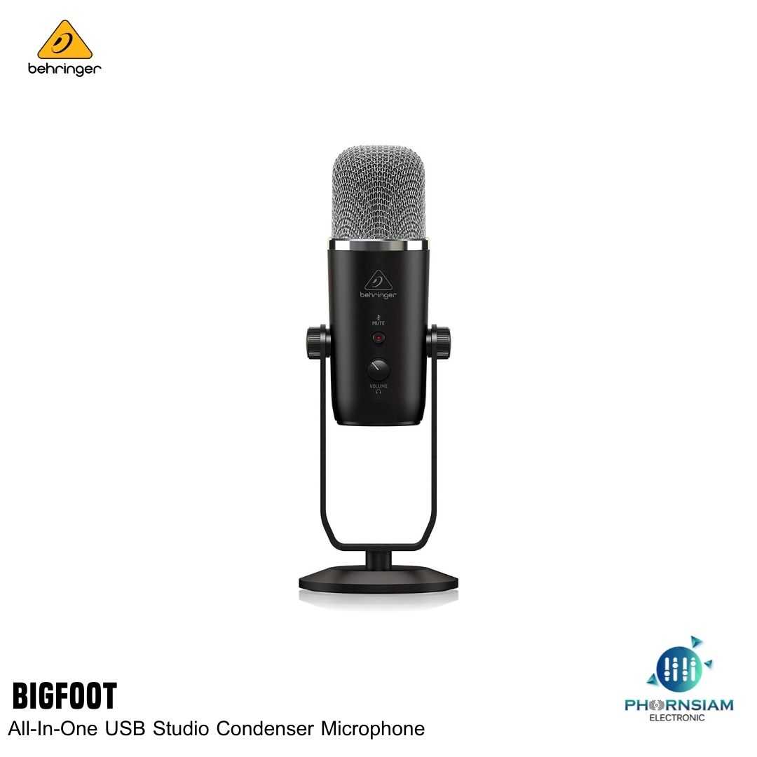 ไมโครโฟน Behringer Bigfoot All-In-One USB Studio Condenser Microphone
