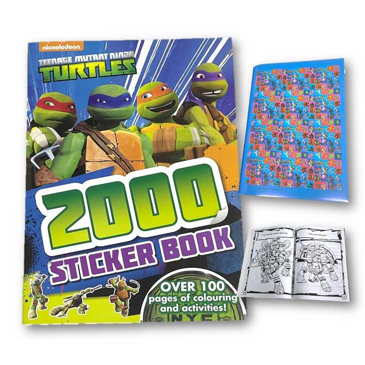 S40_TEENAGE MUTANT NINJA TURTLES 2000 STICKERS BOOK