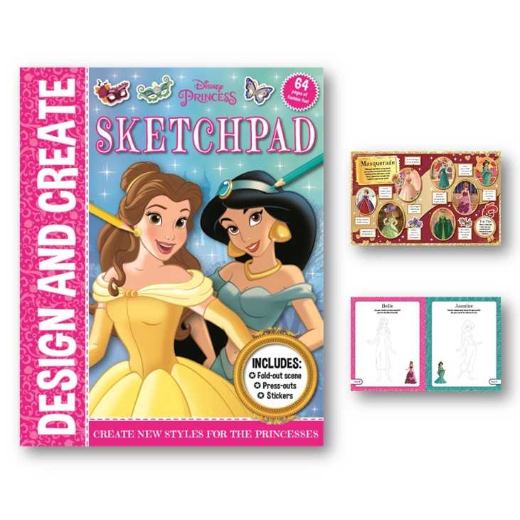 S40_Disney Princess: Design and Create Sketchpad