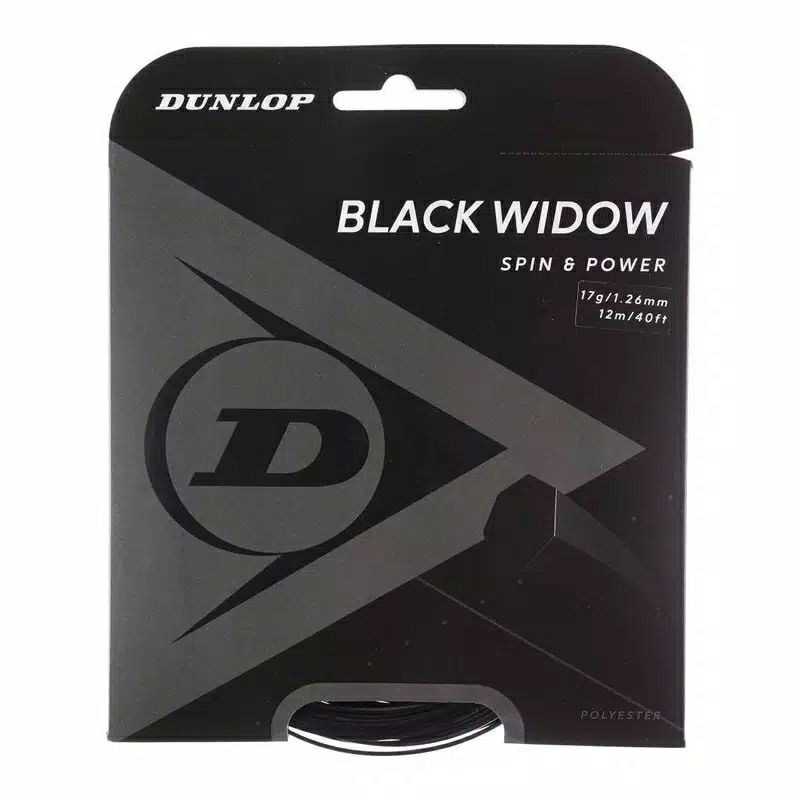 เอ็นเทนนิส DUNLOP BLACK WIDOW 12M STRING