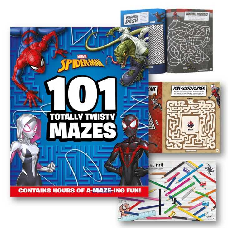 S40_Marvel Spider-Man: 101 Totally Twisty Mazes