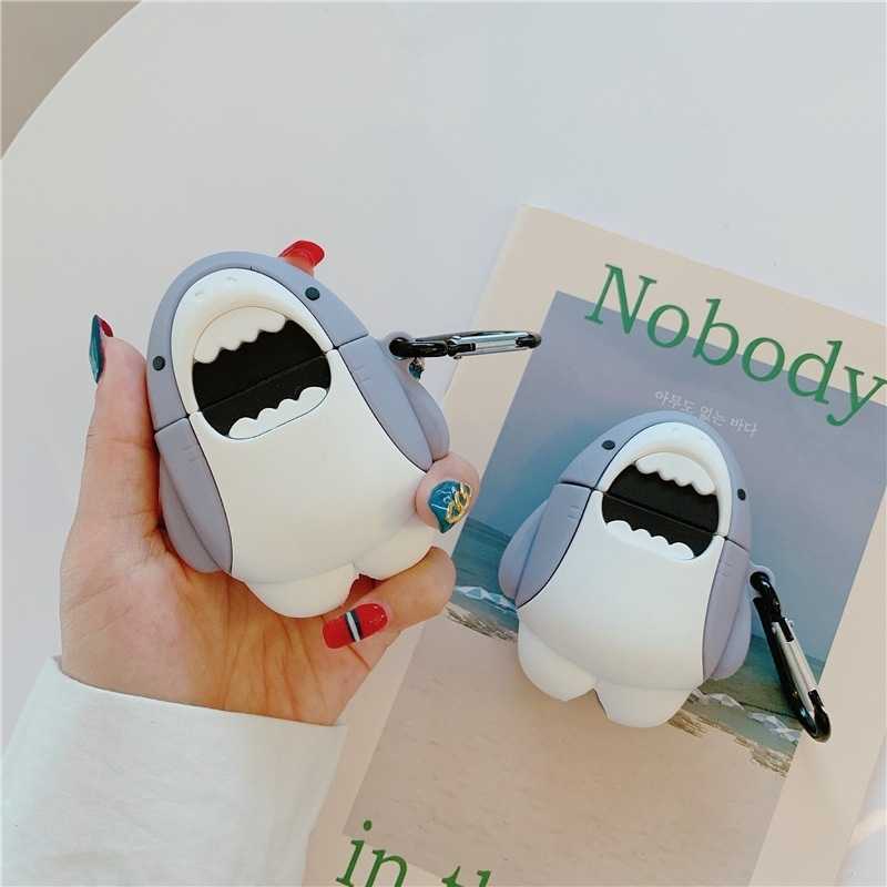 ♥ เคส Airpods : น้องฉลาม (พร้อมส่งรุ่น 1,2,PRO)