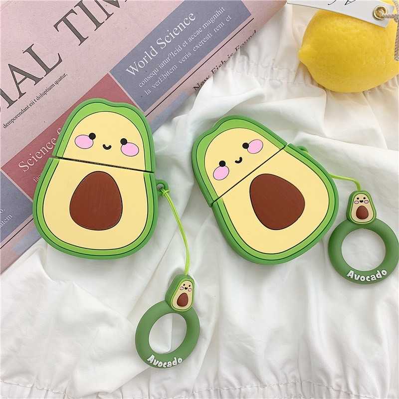 ♥ เคส Airpods : น้องอะโวคาโด (มีเฉพาะรุ่น 1,2 เท่านั้นค่ะ)