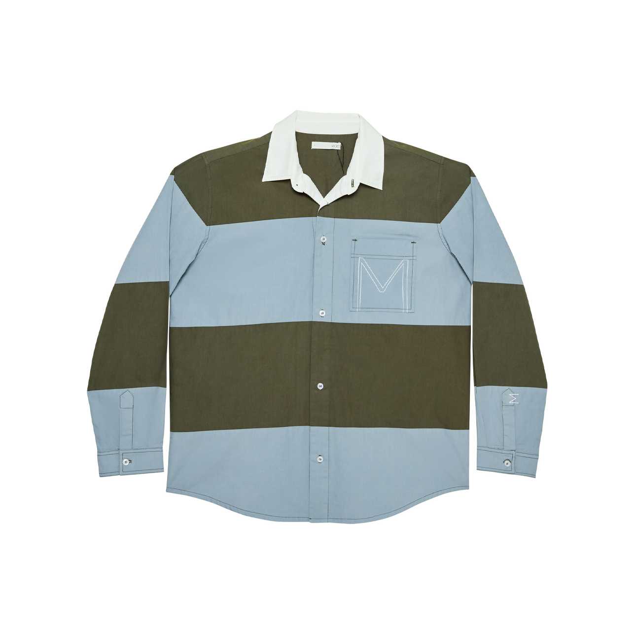 [MOO 5/21] Block Stripe Shirt