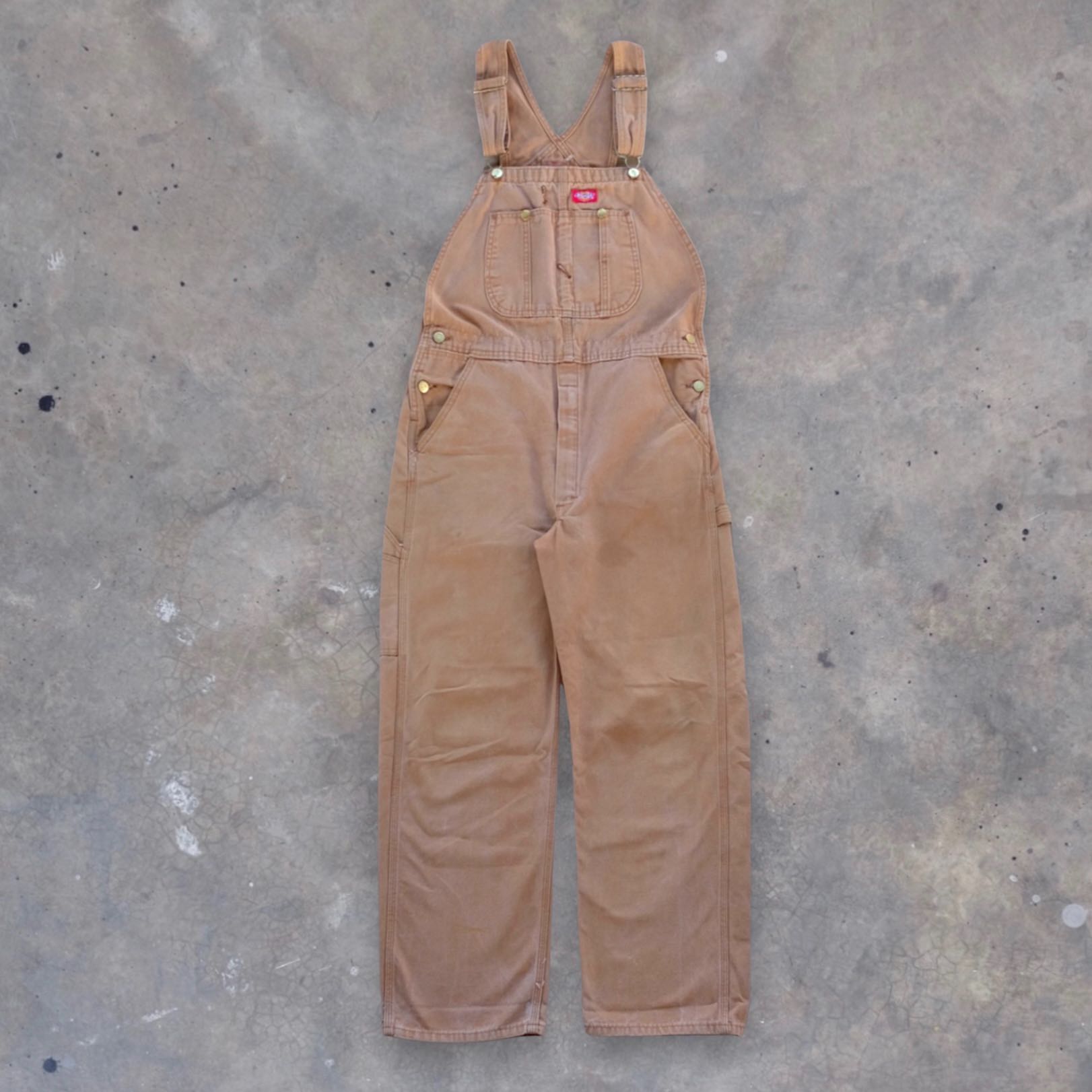 DICKIES TAN WORK WARE SUIT - 1990S