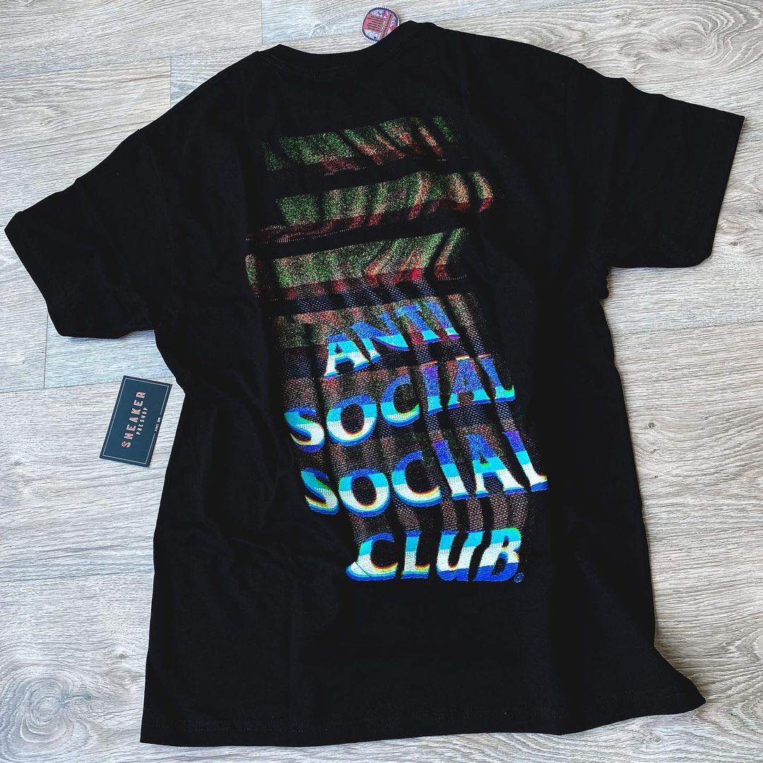 Anti Social Social Club Channel 747 Black Tee