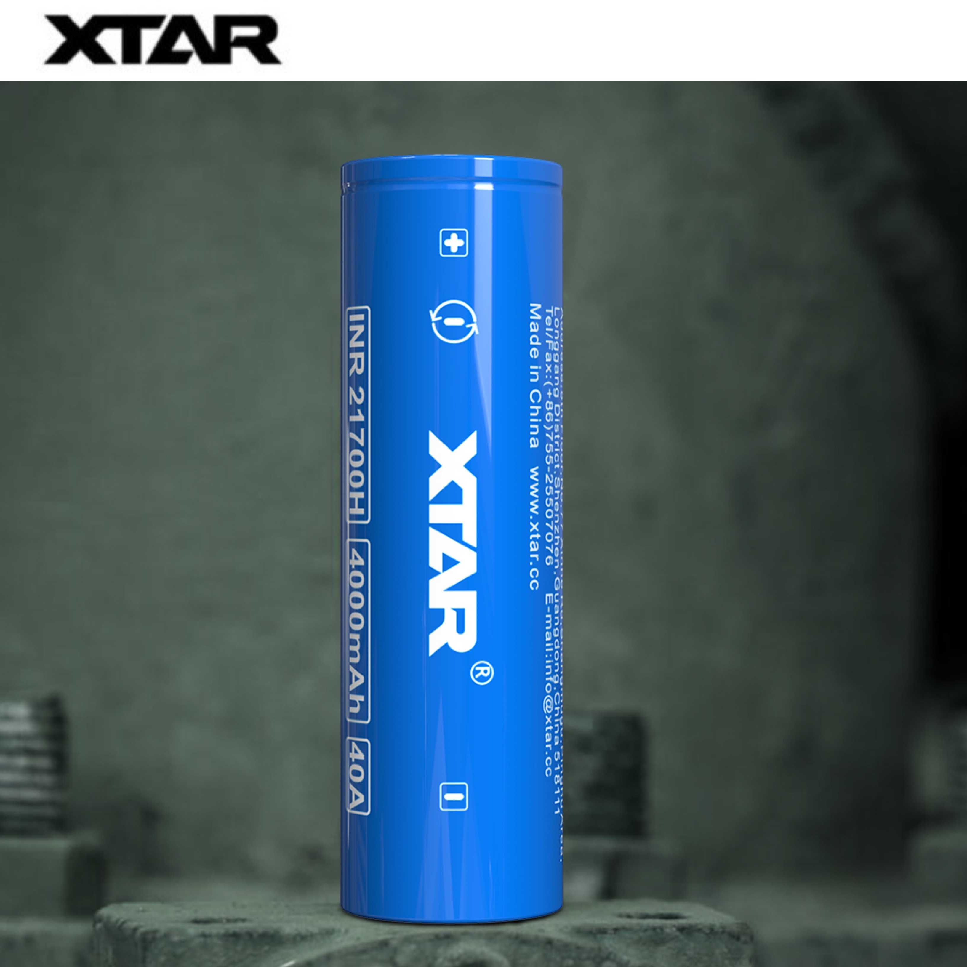 XTAR INR21700H 4000mAh 3.6V 40A High-drain Li-ion Battery