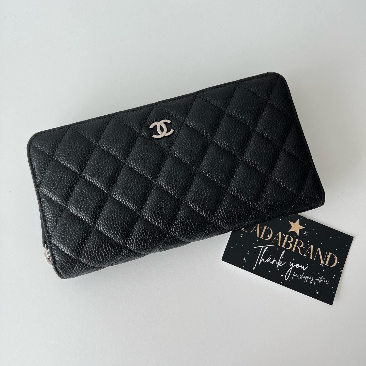 Chanel zippy wallet อะไหล่เงิน ✅สินค้าพร้อมส่ง✅