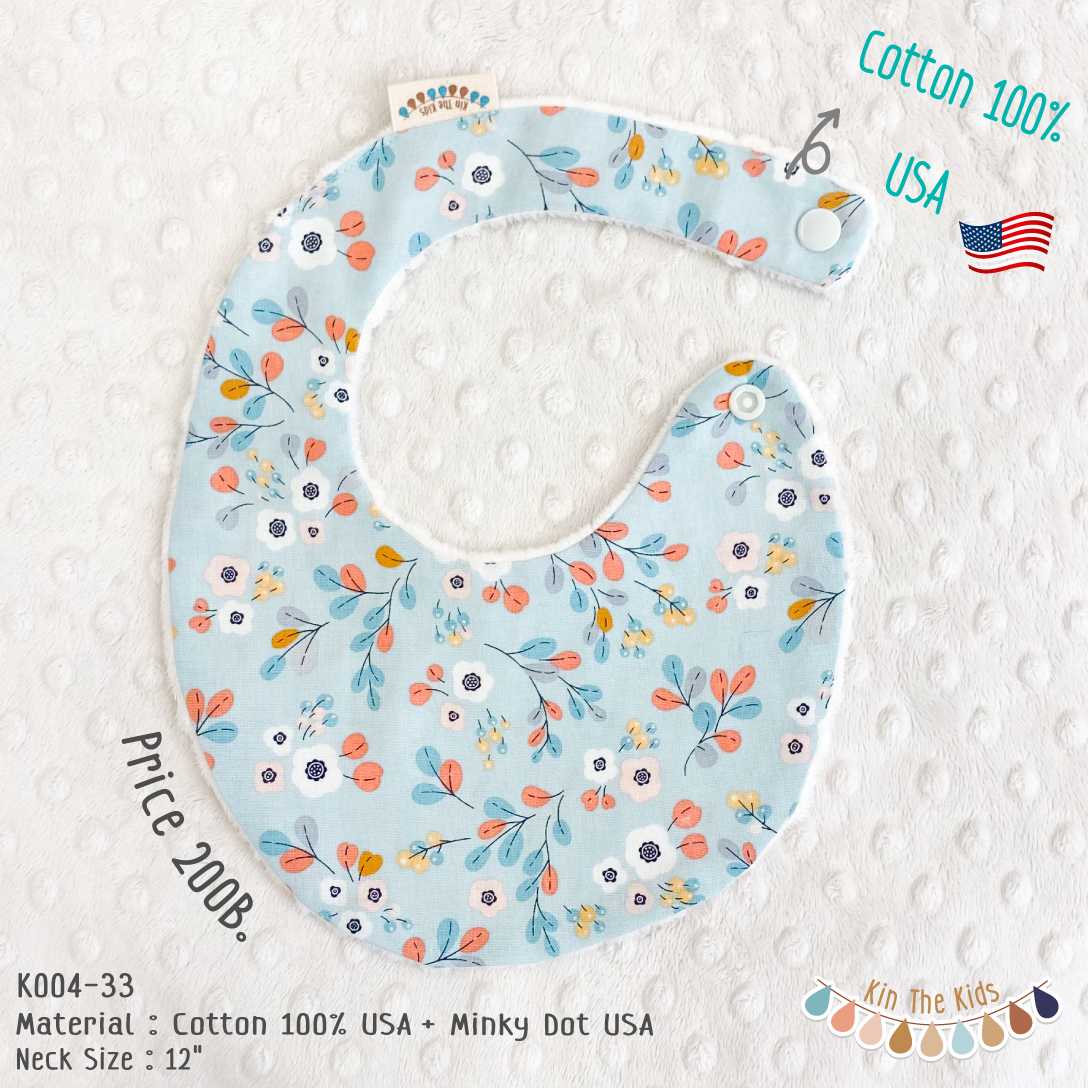 K004-35 Blue Flower -USA Cotton