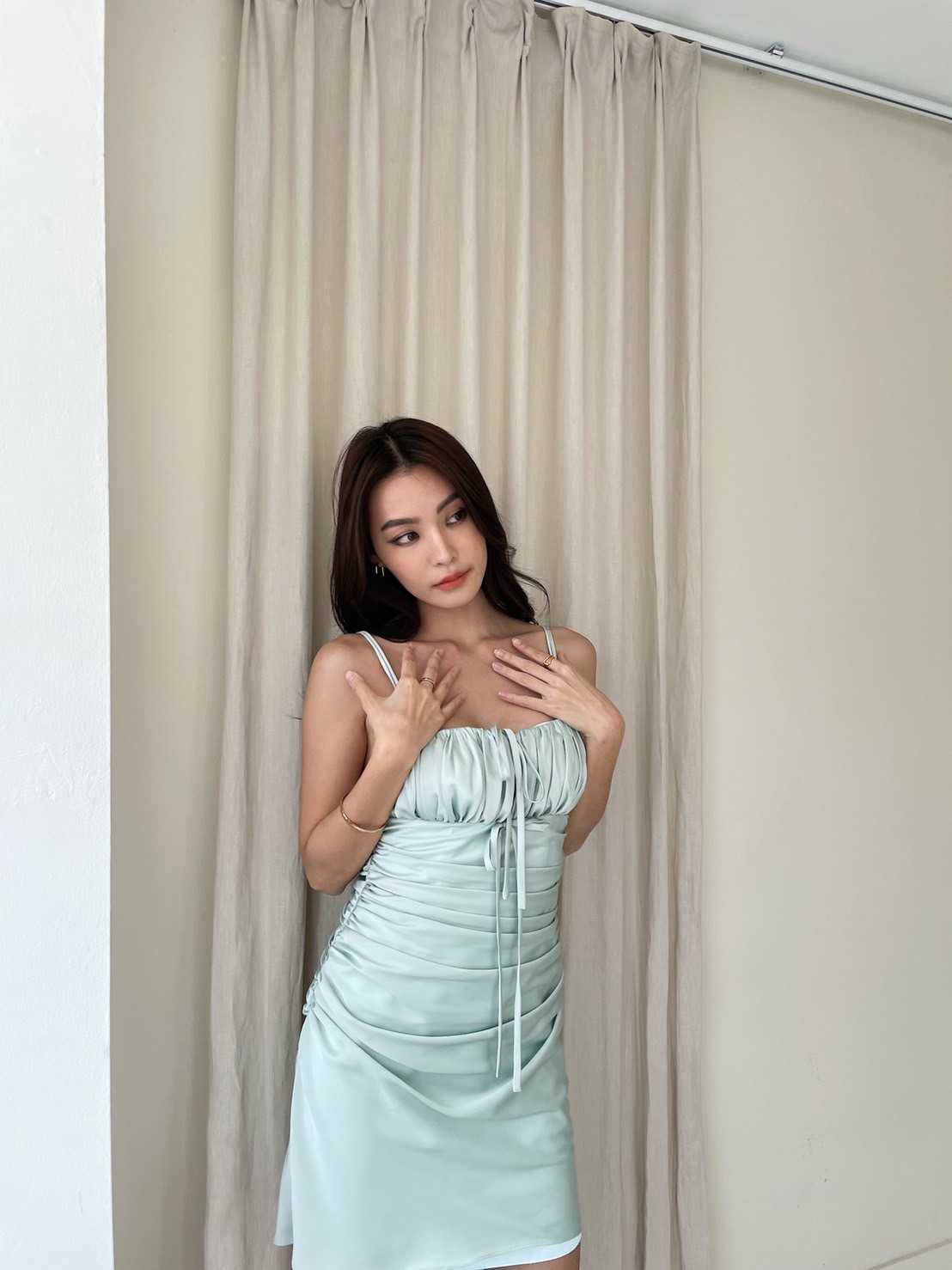 (HUSSA Boutique) Alicia Dress -Silversage