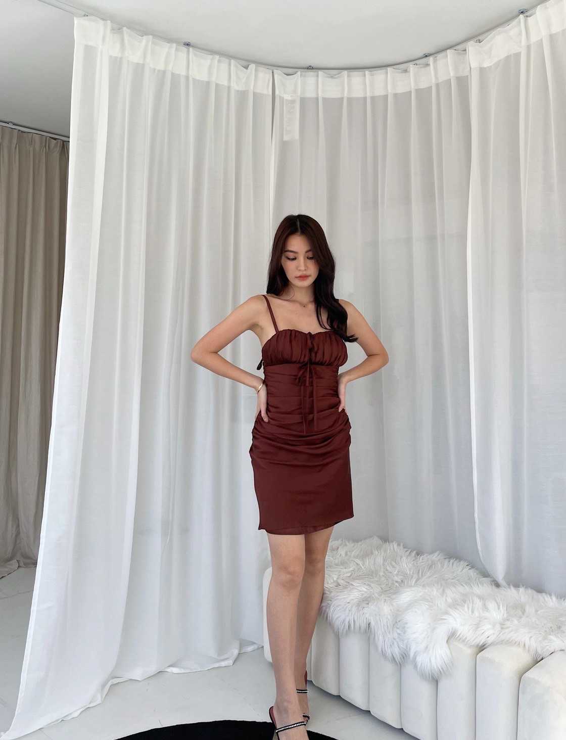 (HUSSA Boutique) Alicia Dress -Frenchoak