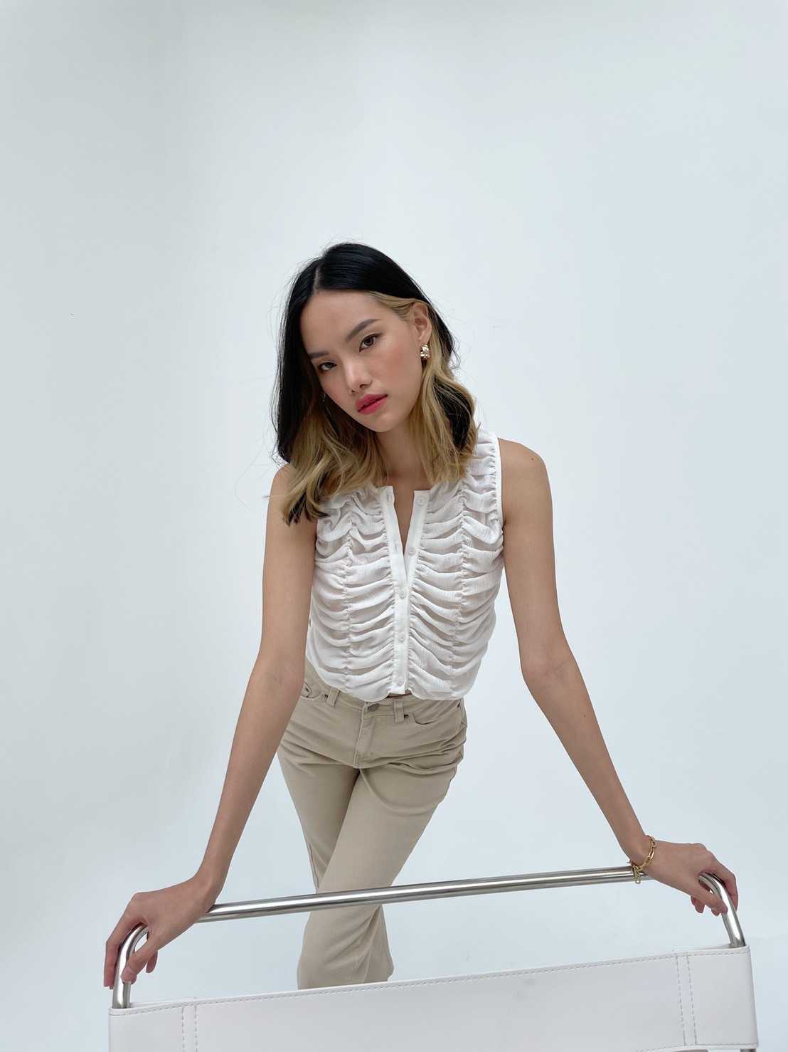 Exclusive piece! (HUSSA Styles) Ally Top -White