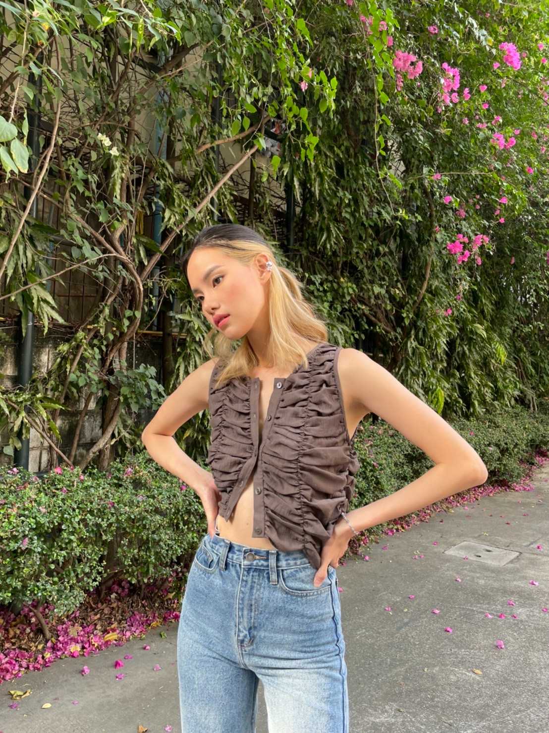 Exclusive piece! (HUSSA Styles) Ally Top -Coco