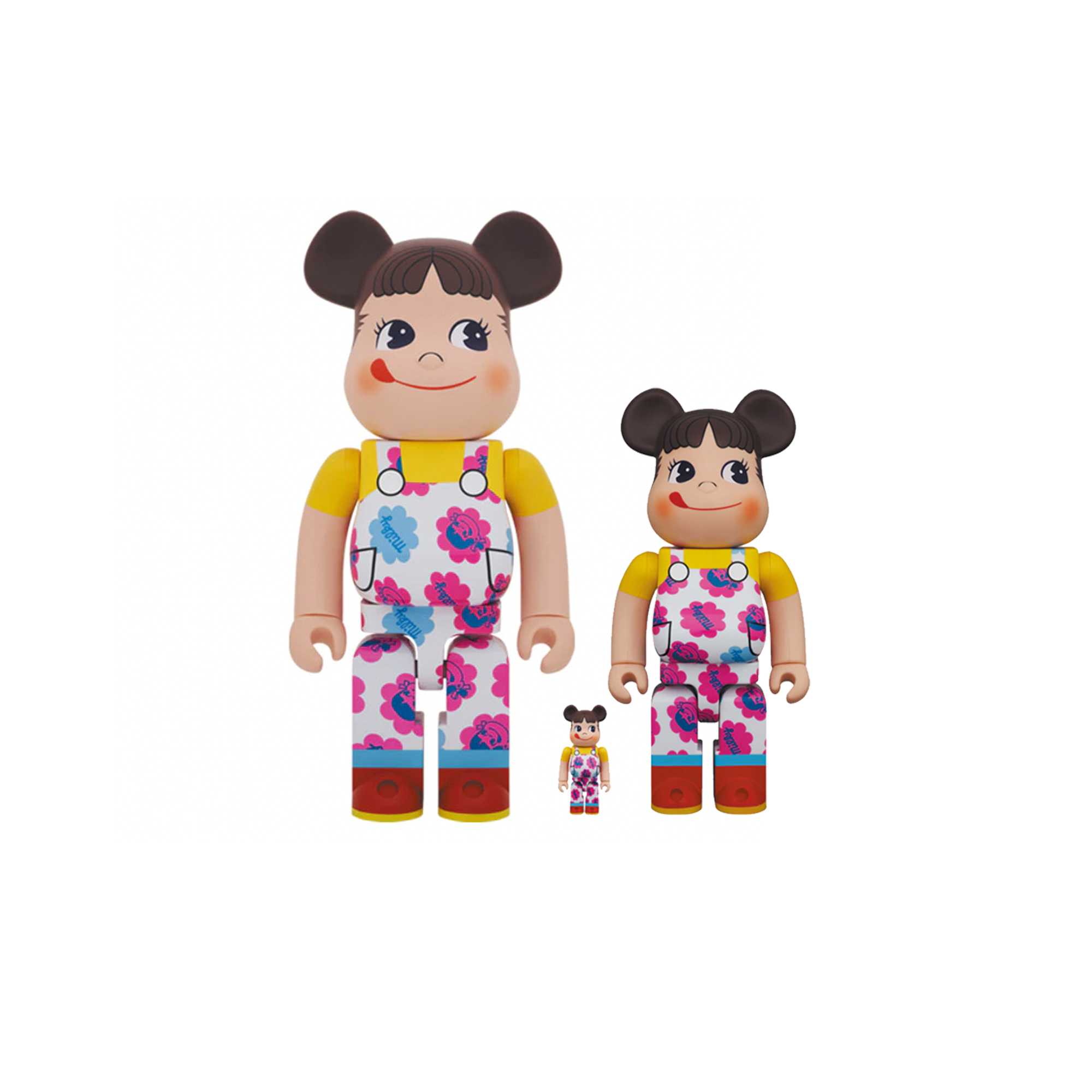 [Pre Order] Be@rbrick Peko-chan Milky 70th Anniversary Design