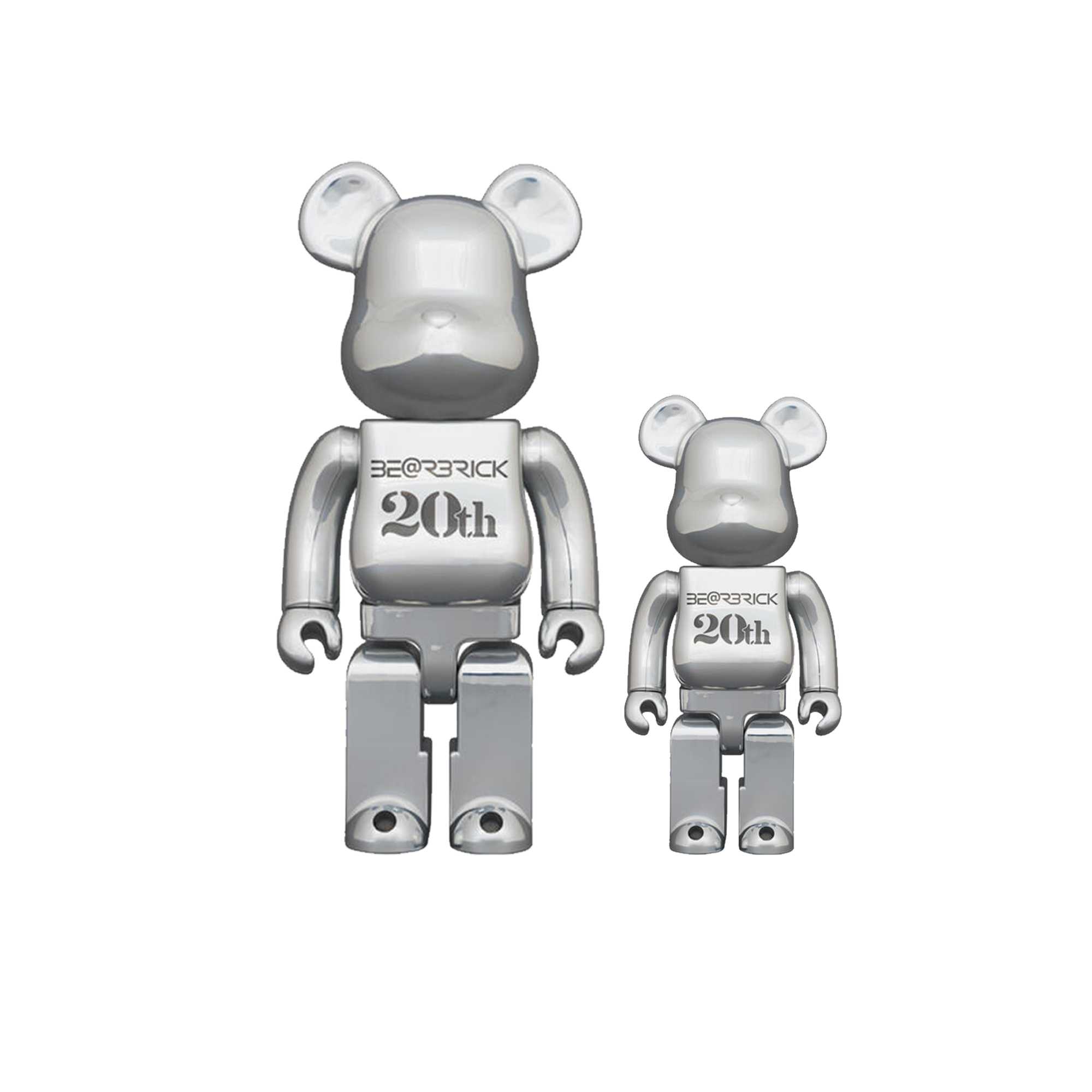 [Pre Order] Be@rbrick  20th DEEP CHROME