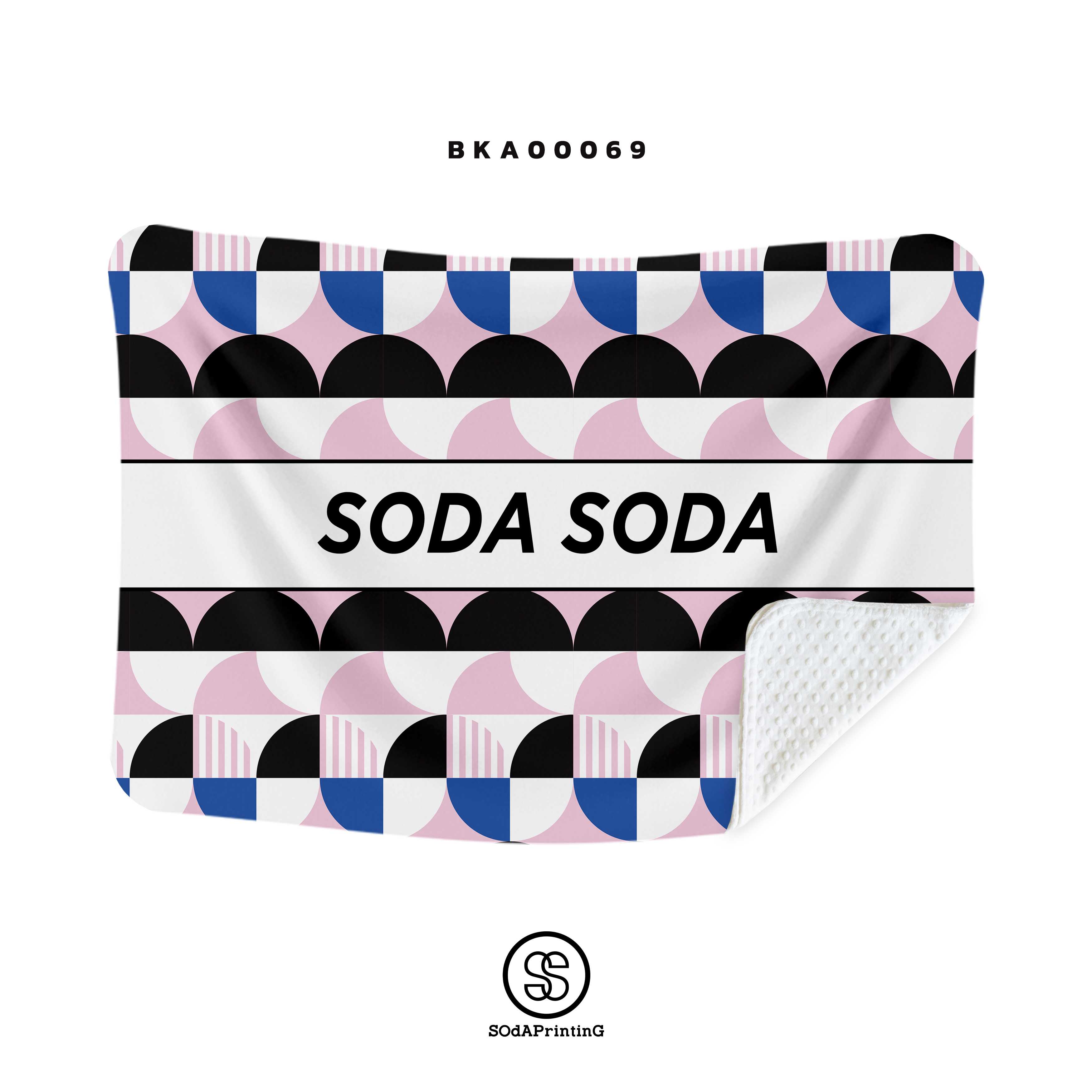 ผ้าห่ม ใส่ชื่อได้ #Geo รหัส BKA00069 #SOdAblanket #SOdAhome
