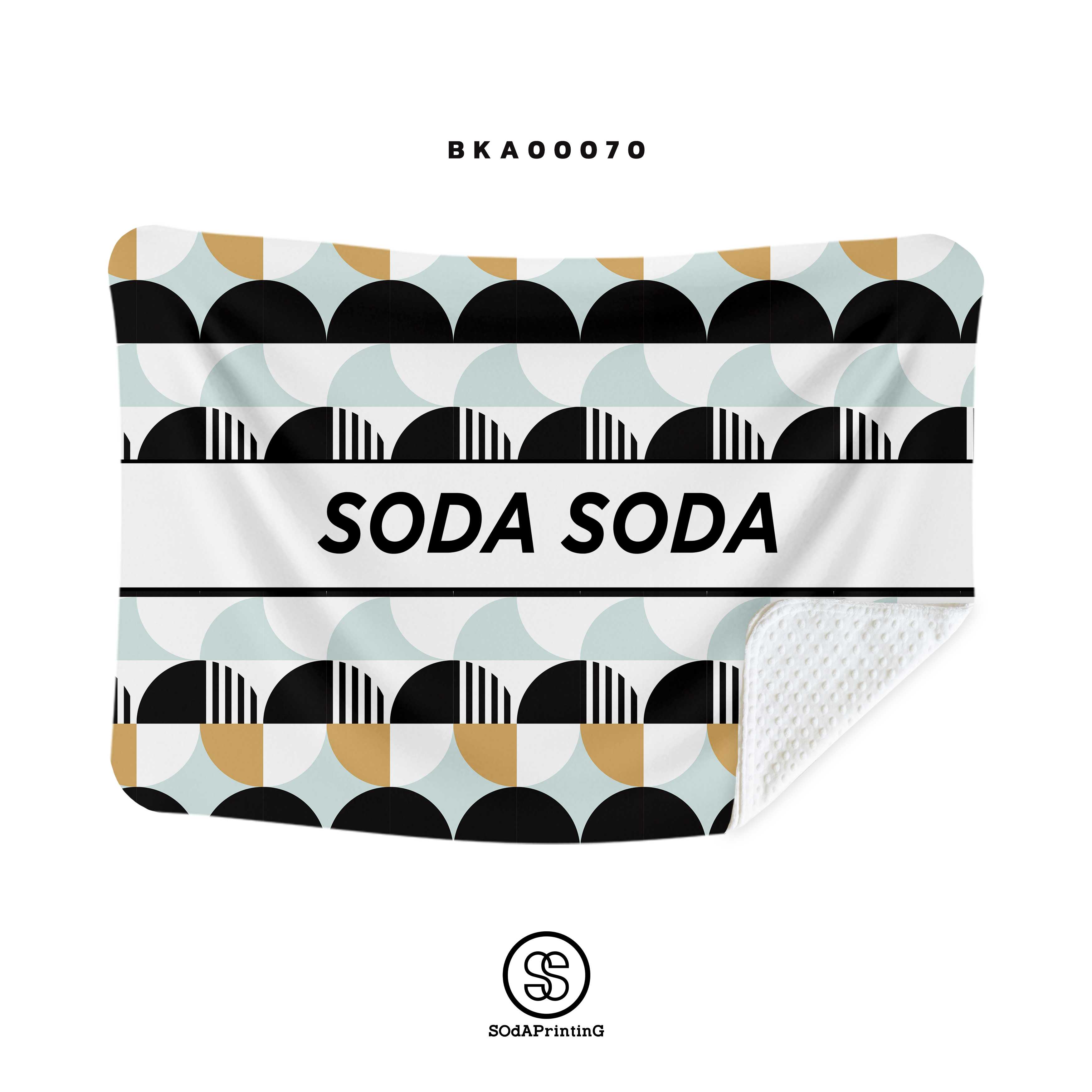 ผ้าห่ม ใส่ชื่อได้ #Geo รหัส BKA00070 #SOdAblanket #SOdAhome