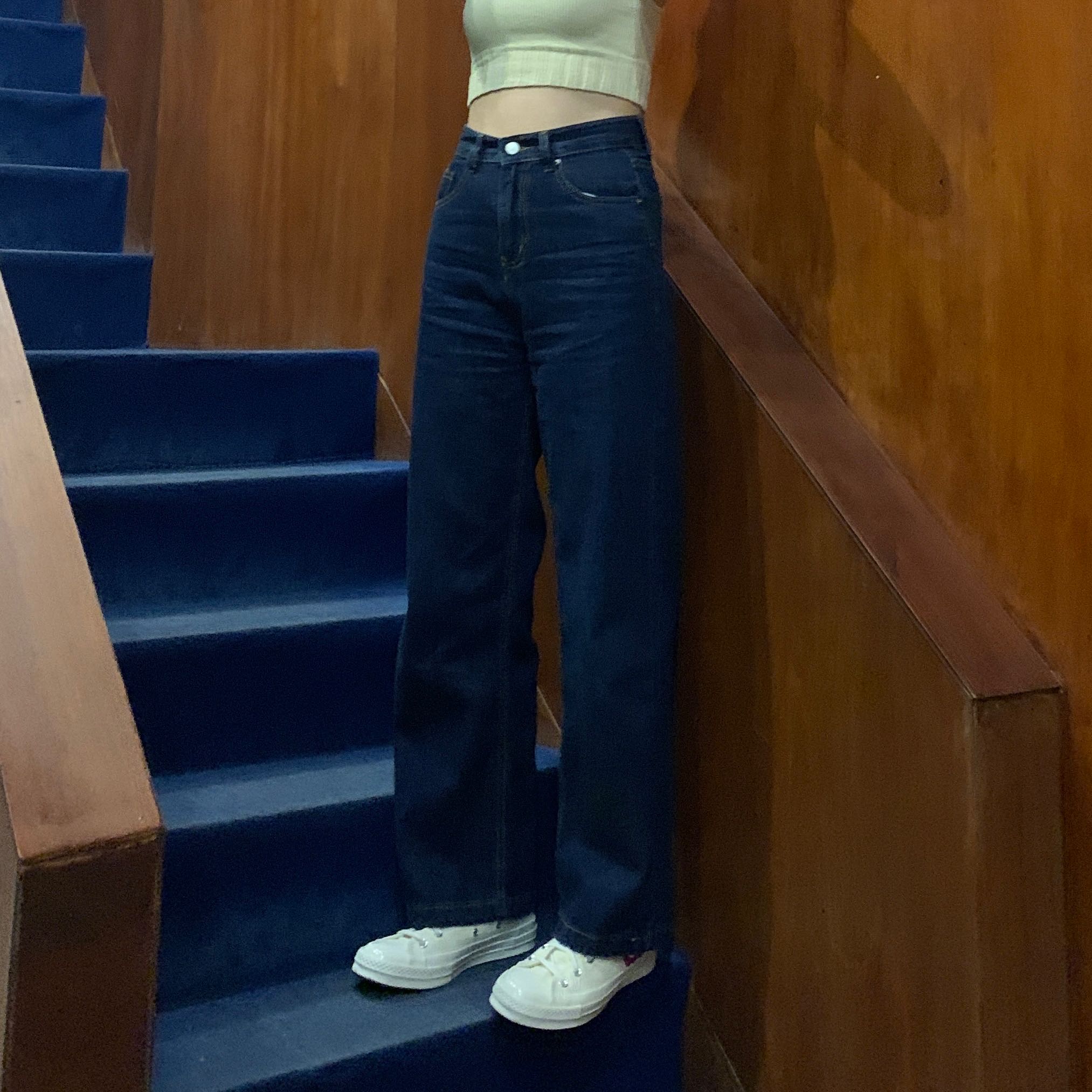 (PRE ORDER) DARK BLUE SOFT JEANS