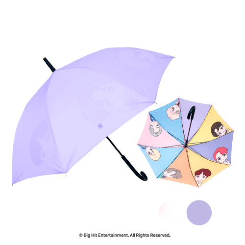 BTS The full width of the members duplication Long Umbrella