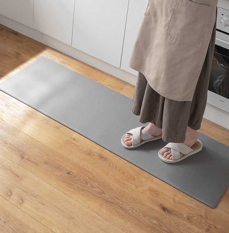 Kitchen floor mats non-slip : พรมครัว เนื้อ PVC นุ่ม กันน้ำ ไม่ลื่น