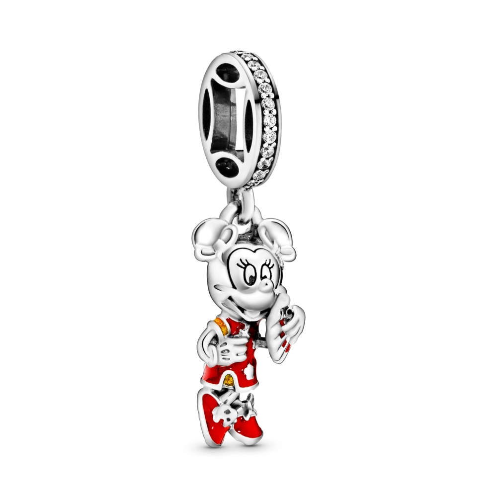 Disney Qipao Minnie sterling silver dangle