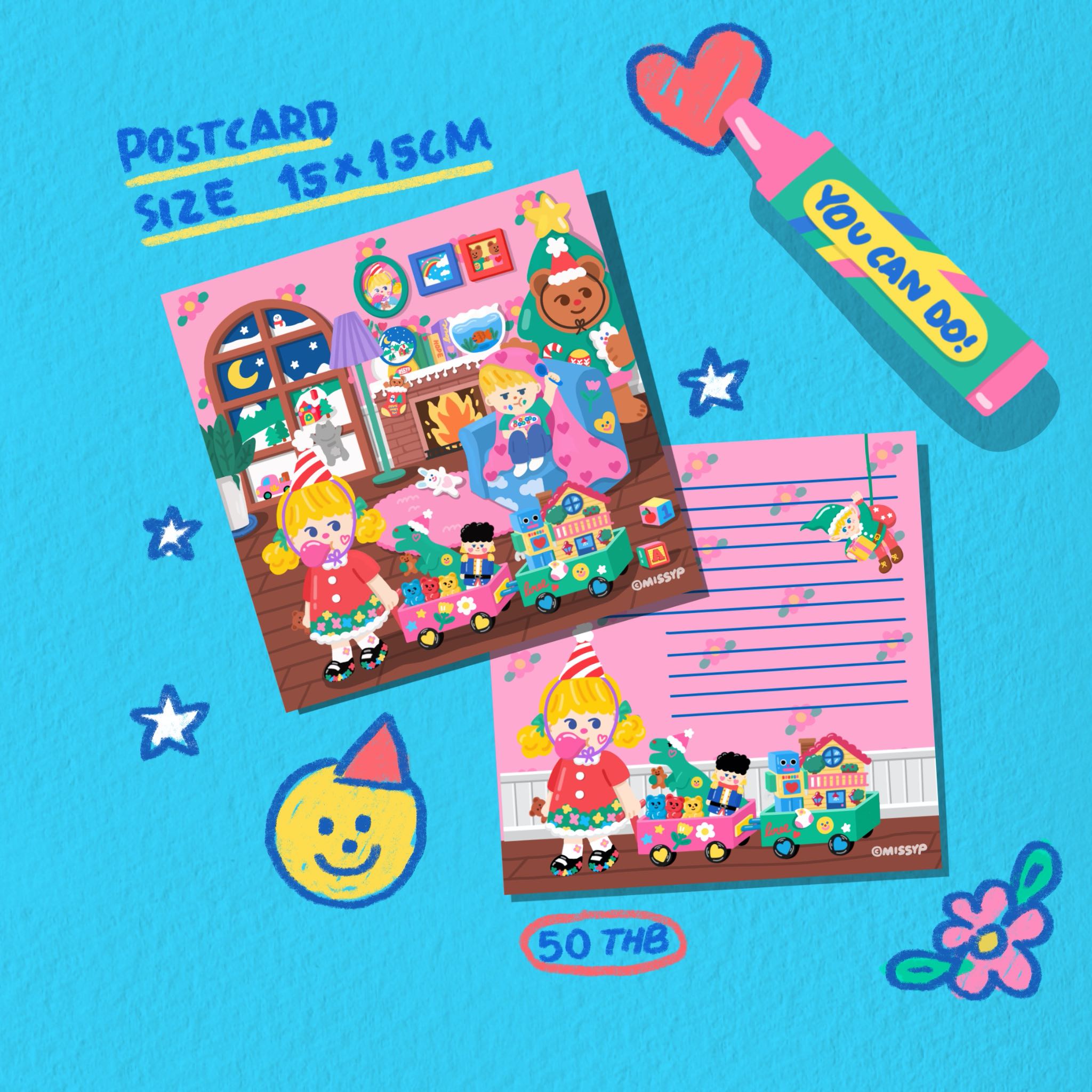 POSTCARD STAY COZY AND WARM
