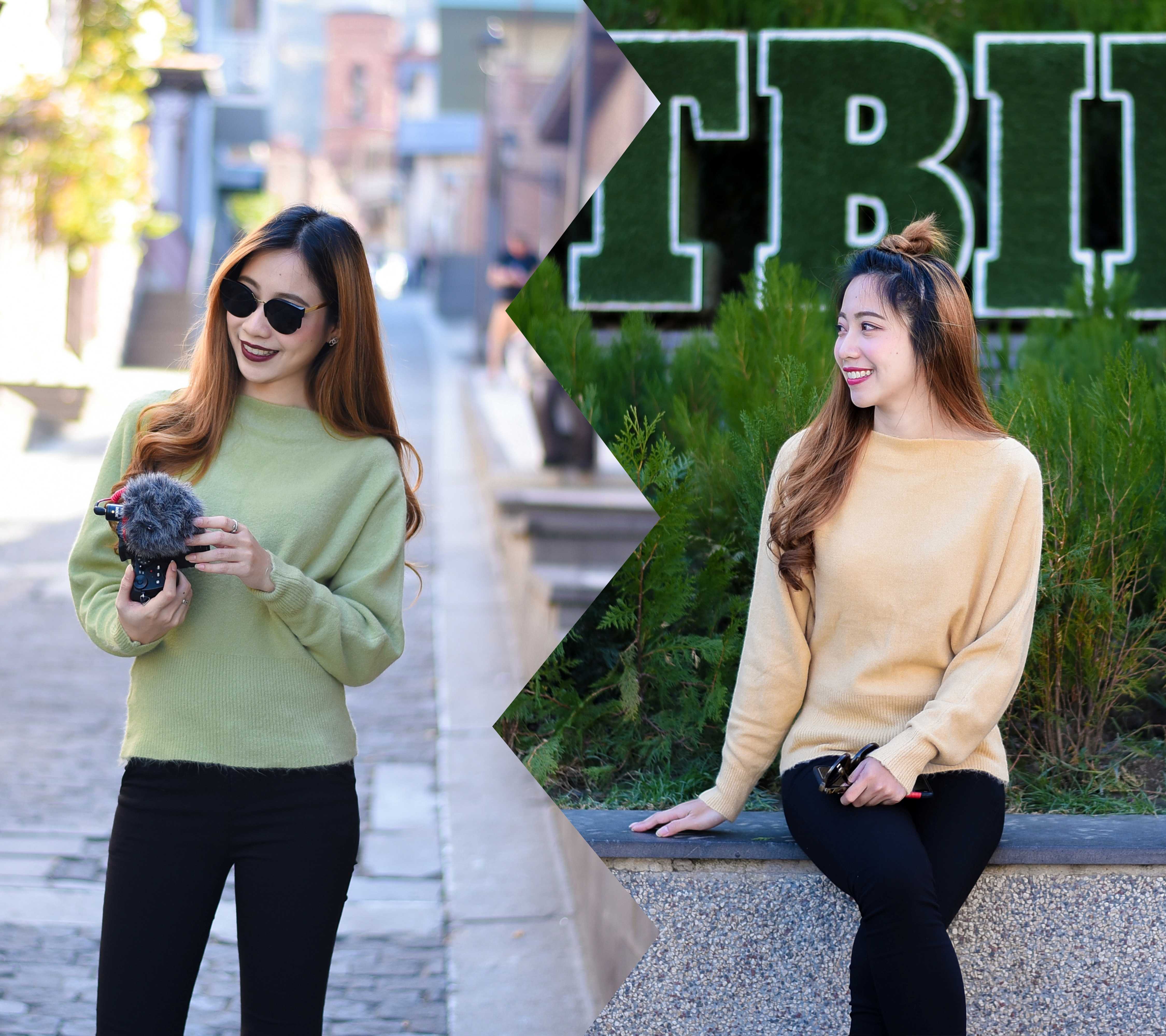 KozySnow T0008 เสื้อสเวตเตอร์ เสื้อสเวตเตอร์ผู้หญิง เสื้อสเวตเตอร์ไหมพรม  เสื้อสเวตเตอร์สีพื้น