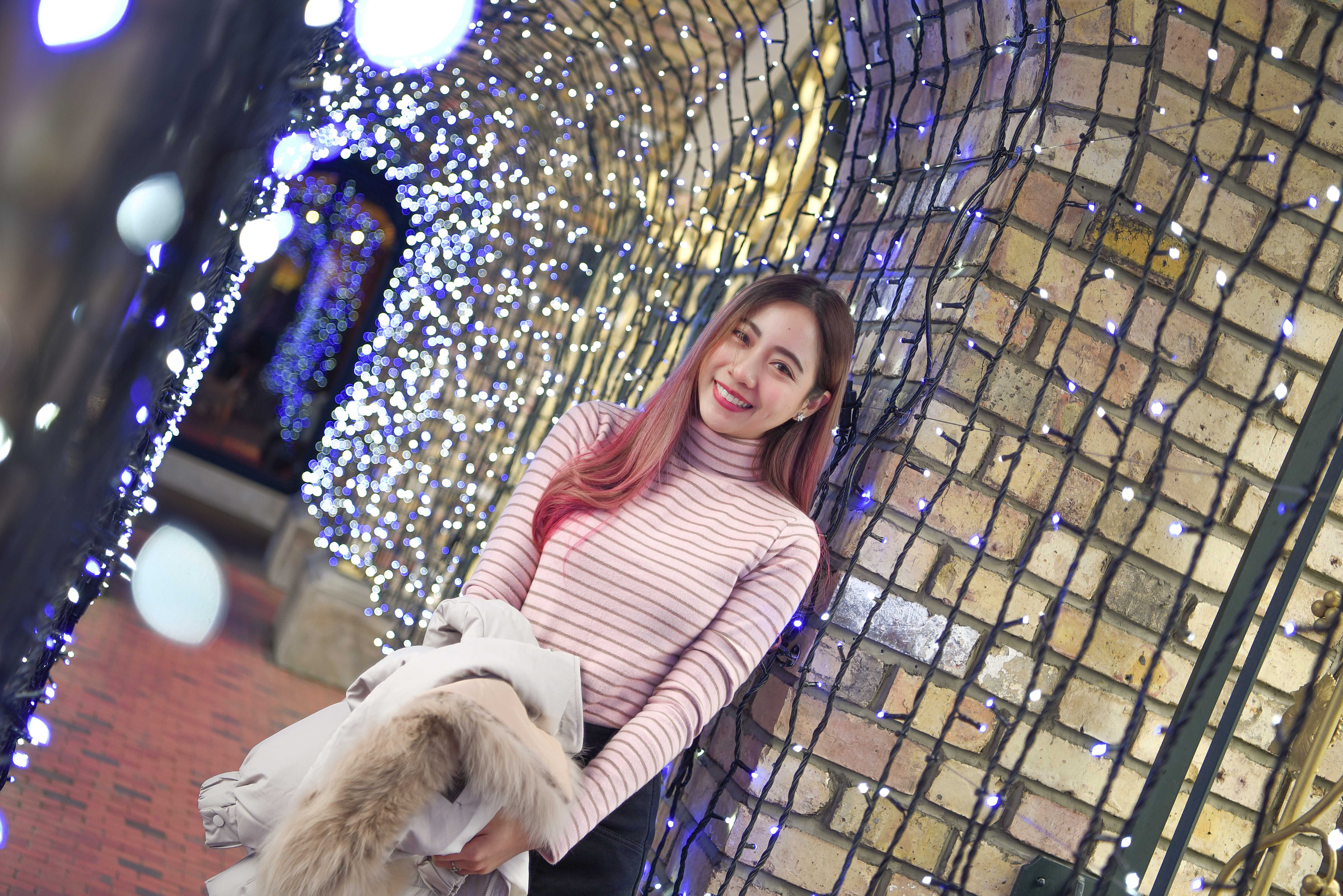 KozySnow T0009 เสื้อสเวตเตอร์ เสื้อสเวตเตอร์ผู้หญิง เสื้อคอเต่าลายทาง มี2สี