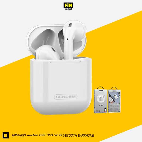 หูฟังบลูทูธ sendem G99 TWS 5.0 BLUETOOTH EARPHONE ประกันศูนย์ 1 ปี