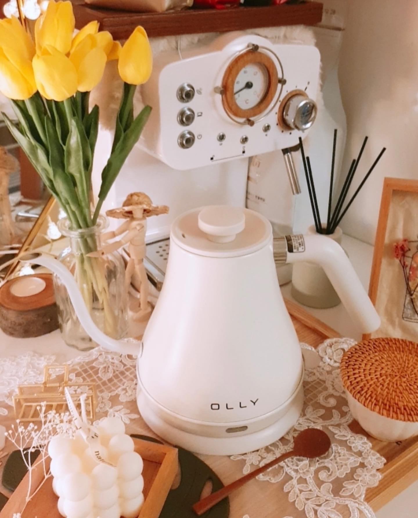 Olly Kettle กาต้มน้ำไฟฟ้า|ดริฟกาแฟ แบรนด์เกาหลี🇰🇷